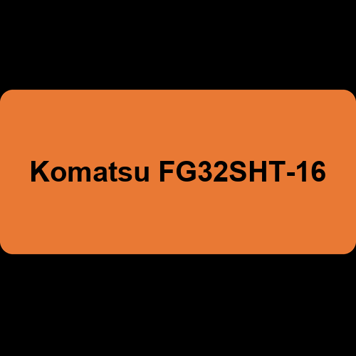 Komatsu FG32SHT-16